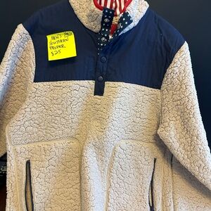 Men’s Sherpa slipover jacket